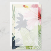 Tropische Lochkollektion Briefpapier (Vorne/Hinten)