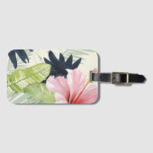 Tropische Lochkollektion Gepäckanhänger (Vorderseite (Horizontal))