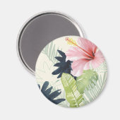 Tropische Lochkollektion Magnet (Vorderseite/Rückseite)