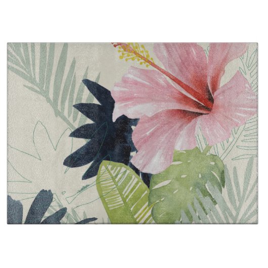 Tropische Lochkollektion Schneidebrett (Vorderseite)