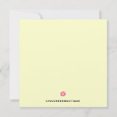 Tropische Luau Einladung (Rückseite)