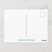 Tropische Malediven Exotic Island Paradies Postkarte (Rückseite)