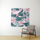 Tropische Malereien, Palmen, Bananenblätter Wandteppich (Beispiel (Horizontal))