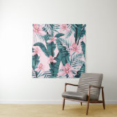 Tropische Malereien, Palmen, Bananenblätter Wandteppich (Beispiel)