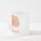 Tropische Mandarine Mattglastasse (Vorderseite Links)