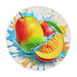 Tropische Mango-Leckerei Schneidebrett
