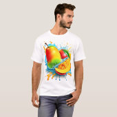 Tropische Mango-Leckerei T-Shirt (Vorne ganz)