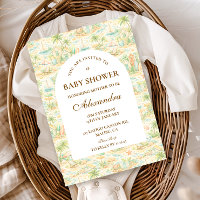 Tropische Märchen-Tiere  Baby Shower