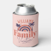 Tropische Matching Familienurlaub Dosenkühler (Kanne Vorderseite)