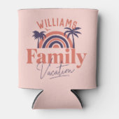 Tropische Matching Familienurlaub Dosenkühler (Vorderseite)