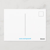 Tropische Meereskoralle Postkarte (Rückseite)