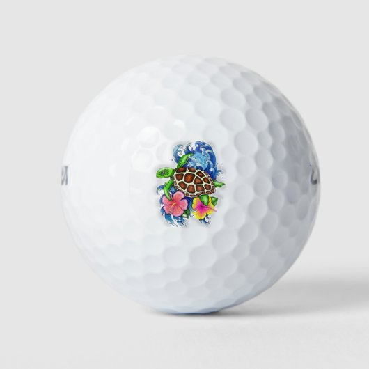 Tropische Meeresschildkröte Golfball (Vorderseite)