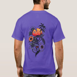 Tropische Meeresschildkröte Kunst | Vintage Hawaii T-Shirt
