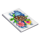 Tropische Meeresschildkröte Notizblock (Rechte Seite)