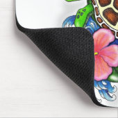 Tropische Meeresschildkröten Mousepad (Ecke)