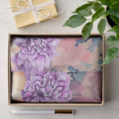 Tropische Meeresschildkröten und Wasserfarben Flor Seidenpapier (Geschenk)