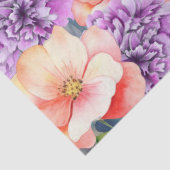 Tropische Meeresschildkröten und Wasserfarben Flor Seidenpapier (Detail)