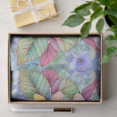 Tropische Meeresschildkröten und Wasserfarben Flor Seidenpapier (Geschenk)