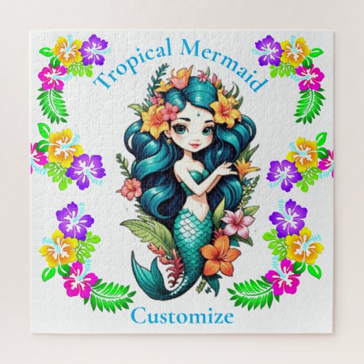 Tropische Meerjungfrau Thunder_Cove Puzzle (Vertikal)