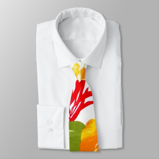 Tropische mit BlumenKrawatte der Hibiskus-Fiestas Krawatte (Gebunden)