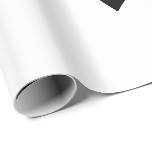 Tropische Mit Monogramm Initialen von Palmblättern Geschenkpapier (Rolleneckpunkt)