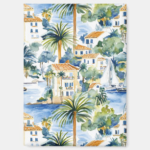Tropische Mittelmeer-Hochzeit Magnet