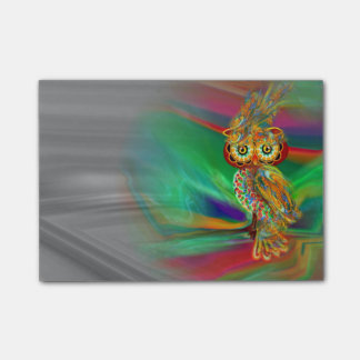 Tropische Mode-Königin-Eule Post-it Klebezettel