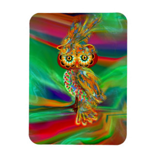 Tropische Mode Queen Owl Magnet