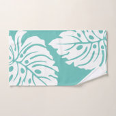 tropische moderne hawaiianische Steppe Badhandtuch Set (Handtuch)