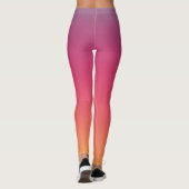 Tropische moderne Steigung des Leggings (Rückseite)