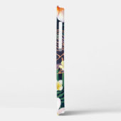 Tropische Monstera-Blätter Plumeria Blume Case-Mate iPhone Hülle (Rückseite / Links)