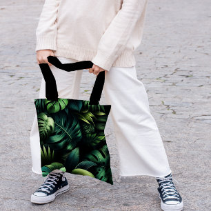 Tropische Monstera Botanische Grüne Dschungel Tasche