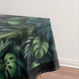 Tropische Monstera Botanische Grüne Dschungel Tischdecke