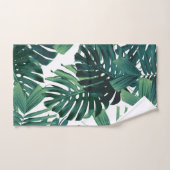 Tropische Monstera-Dschungelblätter 1 Badhandtuch Set (Handtuch)