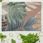 Tropische Monstera Dschungelblätter 2 Geschirrtuch (Gefaltet)