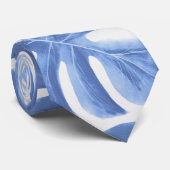 Tropische Monstera-Palmen-Blätter Krawatte (Gerollt)