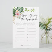 Tropische Monstera Wie alt war die Braut, um zu se (Stehend Vorderseite)