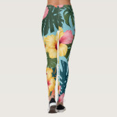 Tropische Motive Leggings (Rückseite)