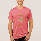 Tropische Möwe  Tri-Blend Shirt (Vorderseite)