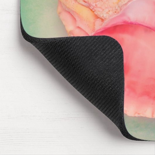 Tropische Muschel Mousepad (Ecke)