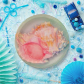 Tropische Muschel Pappteller (Party)