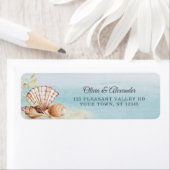 Tropische Muscheln am Strand Hochzeiten Rücksendea (Insitu)