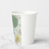 Tropische Muscheln am Strand Pappbecher (Links)