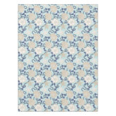 Tropische Muscheln an der Weihnachtsküste - Blau Tischdecke (Vorderseite)