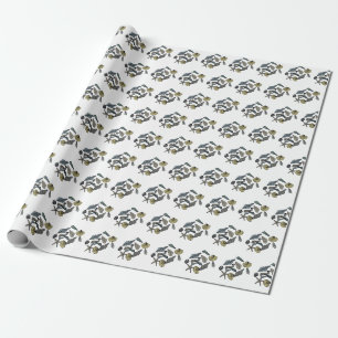 Tropische Muscheln Geschenkpapier