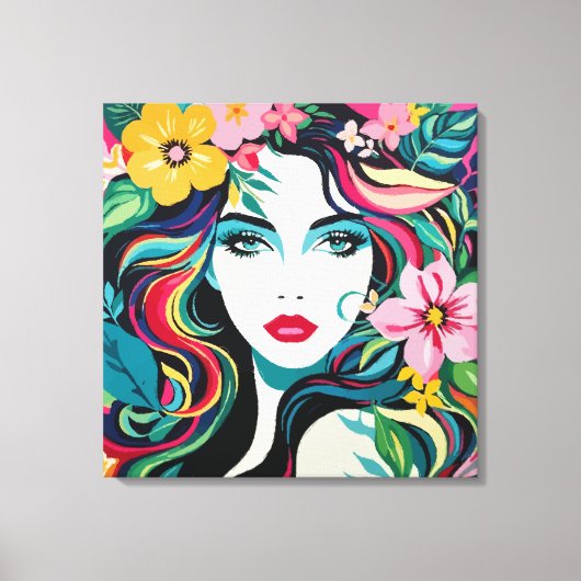 Tropische Muse Leinwanddruck (Vorderseite)