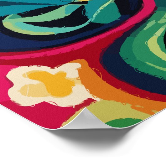 Tropische Muse Poster (Ecke)