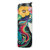 Tropische Muse Thermosbecher (Nach links gedreht)