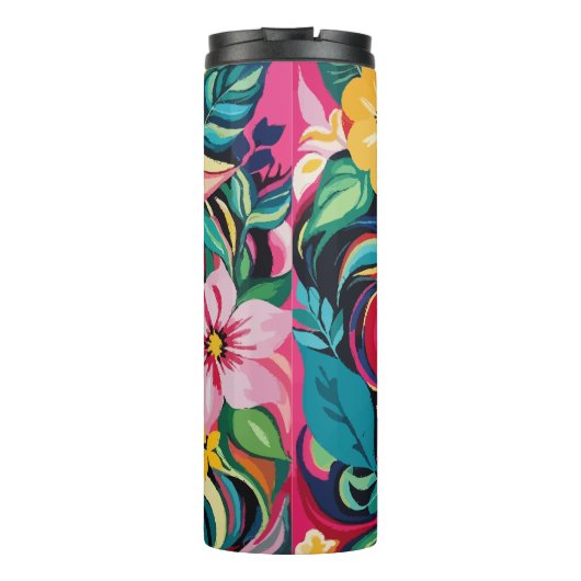 Tropische Muse Thermosbecher (Rückseite)