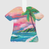 Tropische Na Pali Küste Ornament (Rückseite)